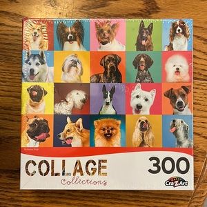 Dog puzzle.  300 pieces. Sealed box